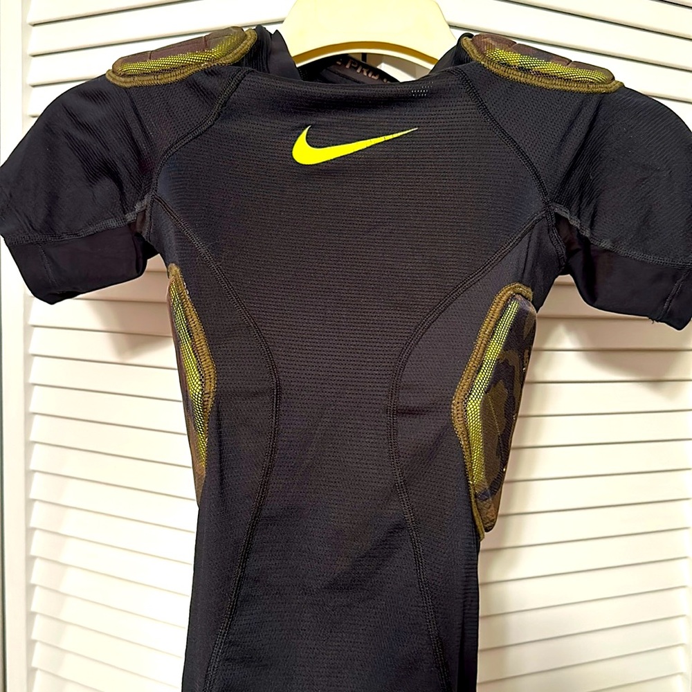 Padded compression shirt